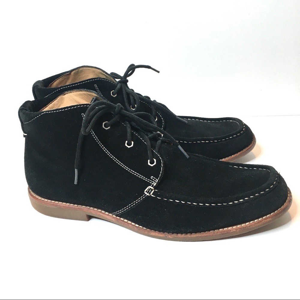 UGG 'Via Lungarno' Black Suede Chukka Boot 12 EUC